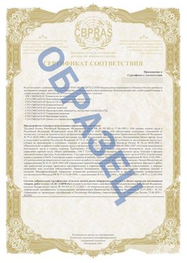 Образец Приложение к СТО 01.064.00220722.2-2020 Лыткарино Сертификат СТО 01.064.00220722.2-2020 